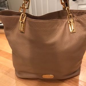 Tan & Gold Michael Kors Purse